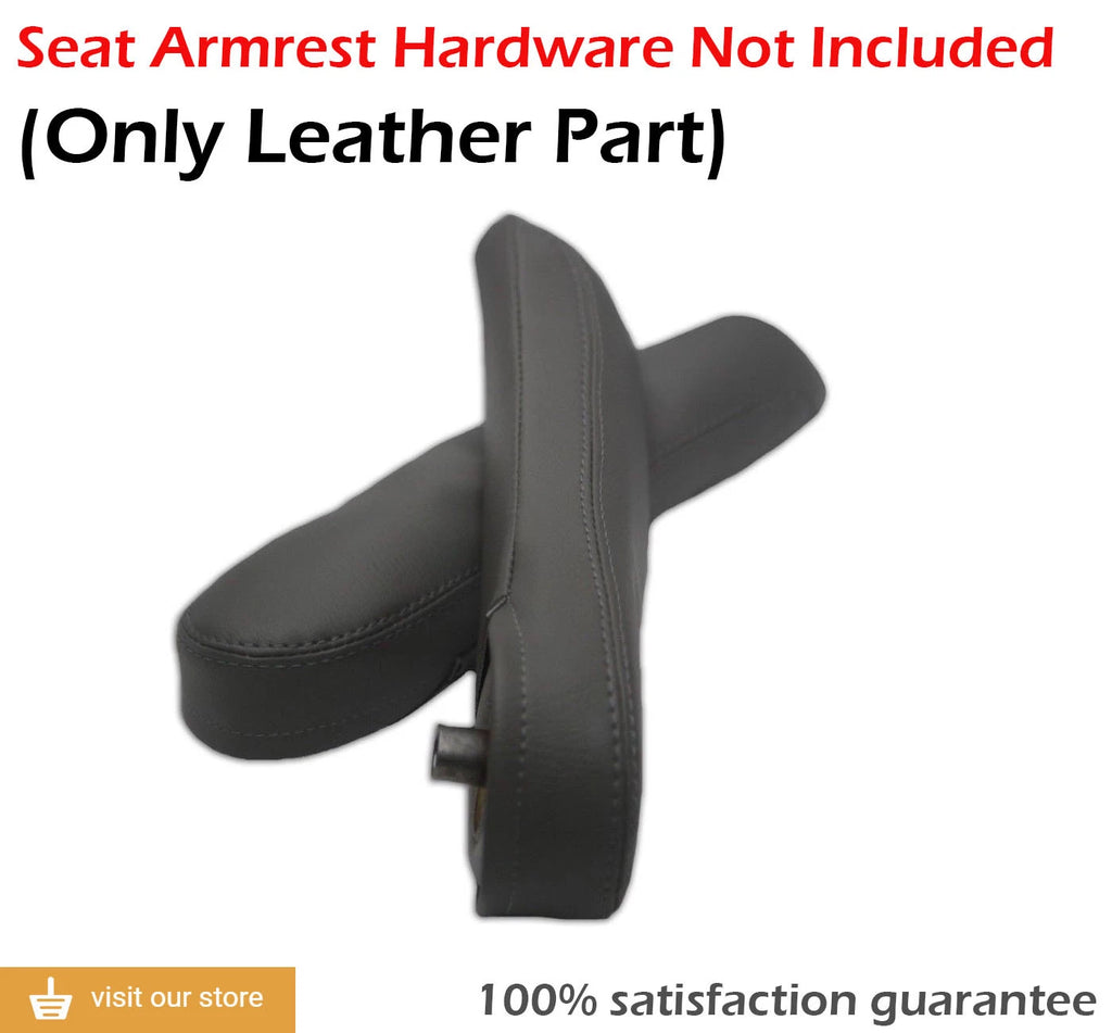 PVC Leather Seat Armrest Cover for Honda Pilot (2016–2020) - Gray