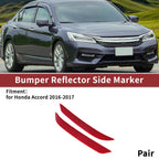 1 Pair Rear Bumper Reflectors for Honda Accord (2016–2017) No. 33505T2AA11