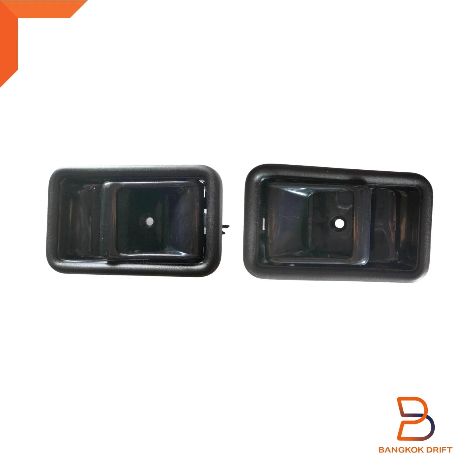 Black Inner Door Handle Pair for Mazda B-Series Bravo UF 323 626 (1994-2006)