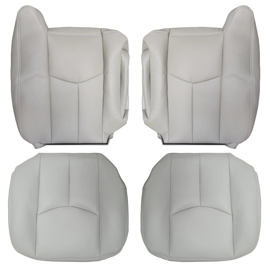 Front Leather Seat Cover for Chevy Silverado GMC Sierra (2003–2006)