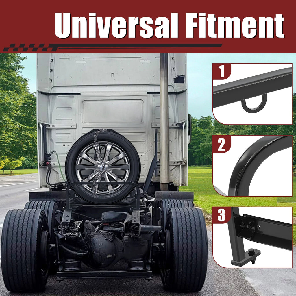 Adjustable Spare Tire Carrier Rack for Volvo Trucks
