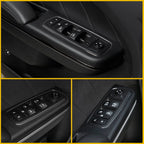 Gloss Black Pillar Post Trim Decal Window Cover Kit for Porsche Macan (2014–2022)