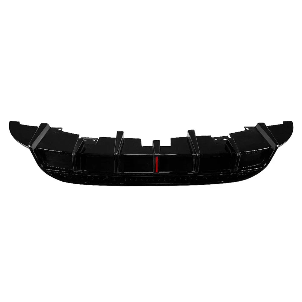 Rear Bumper Lip Spoiler Splitter for Volkswagen ID.3 (2019-2022) Glossy Black