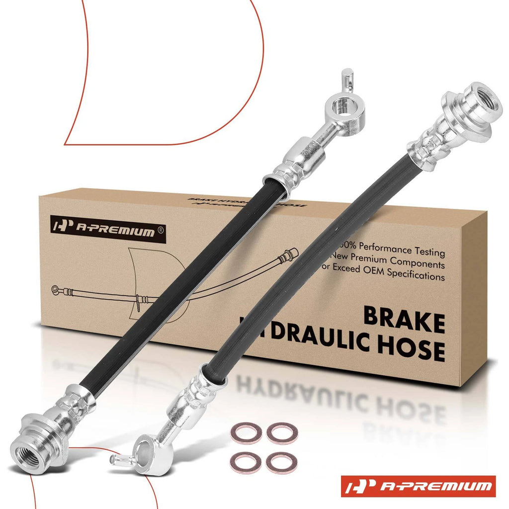 2X Rear Outer Brake Hydraulic Hose for Nissan Sentra (2013–2021)