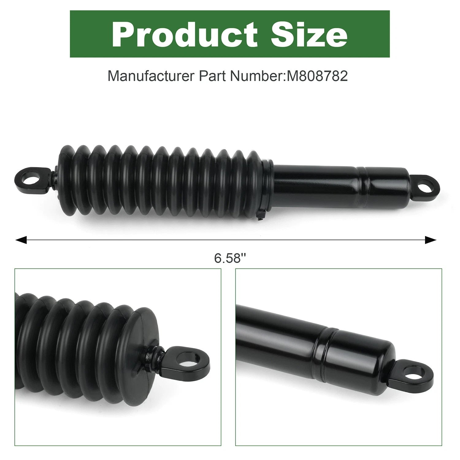 Shock Absorber M808782 for John Deere X500 X520 X530 X540 X570 X580 X584 (2003–2023)