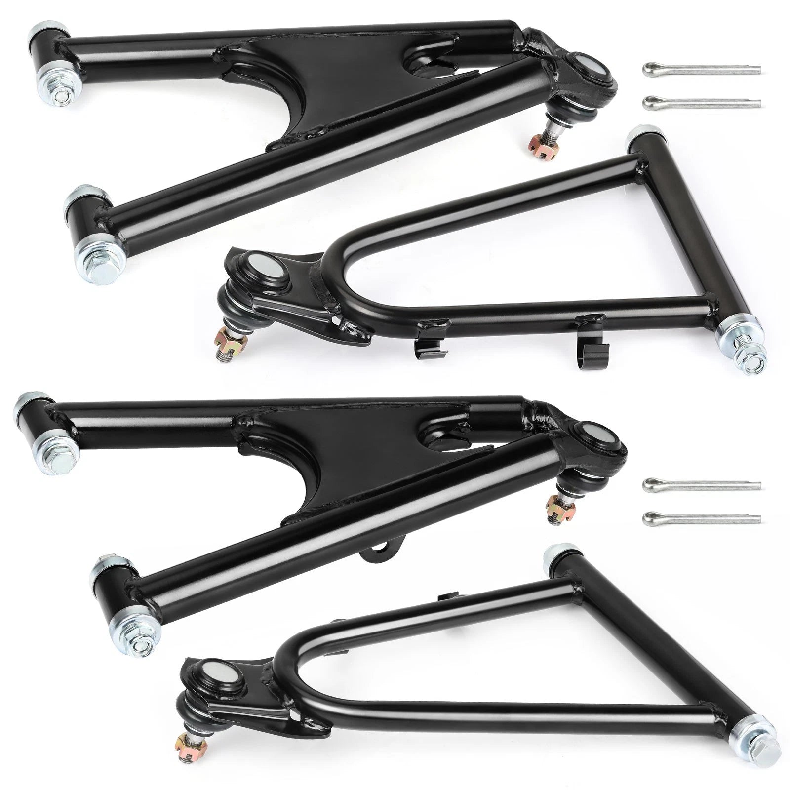 Set of 2 Front Upper + Lower Control A-Arms for Yamaha Banshee 350 (1987–2006)
