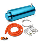 Coolant Recovery Overflow Tank for Universal Vehicles (8.5"x3", Sky Blue)