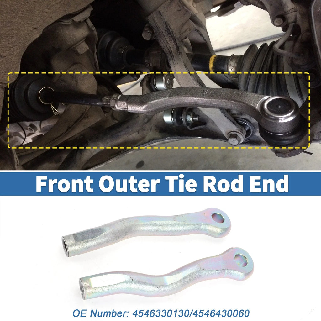 2X Front Outer Tie Rod Ends for Lexus IS250 (2006–2015) No. 4546330130