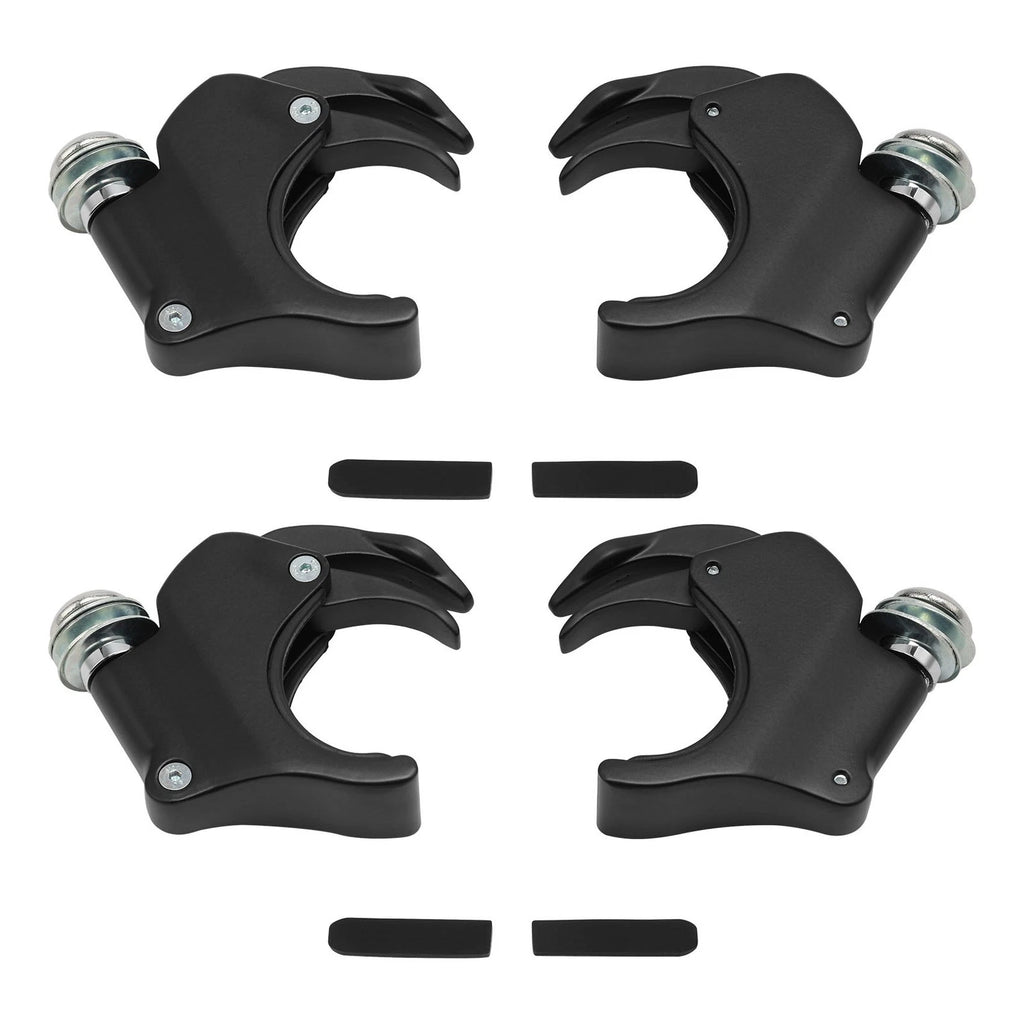 Set of 4 Windscreen Windshield Clamps for Harley Dyna V Rod Sportster (49mm)