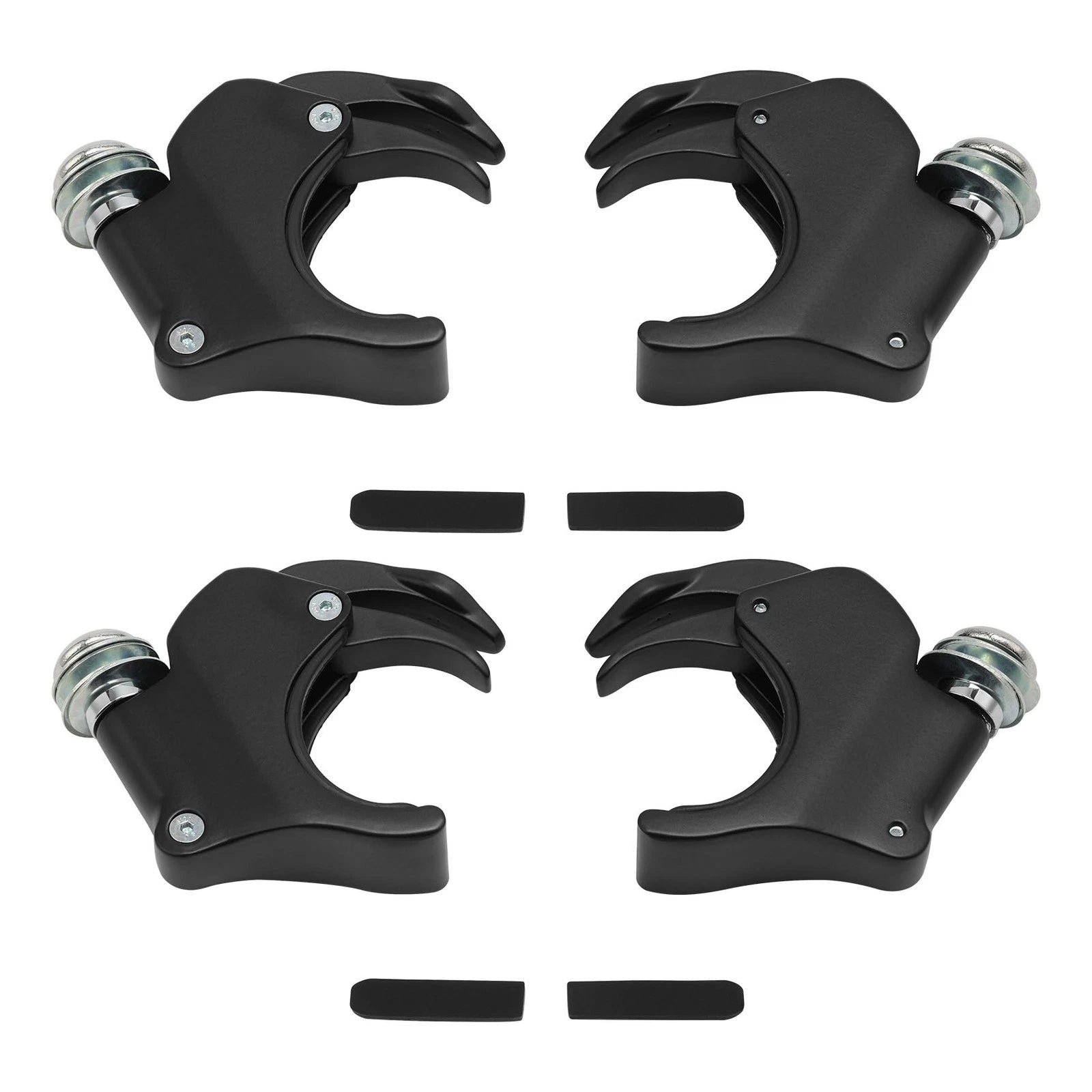 Set of 4 Windscreen Windshield Clamps for Harley Dyna V Rod Sportster (49mm)