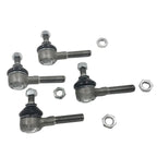 Set of 4 Inner/Outer Tie Rod Ends for Volkswagen Super Beetle Transporter (1968–1979)