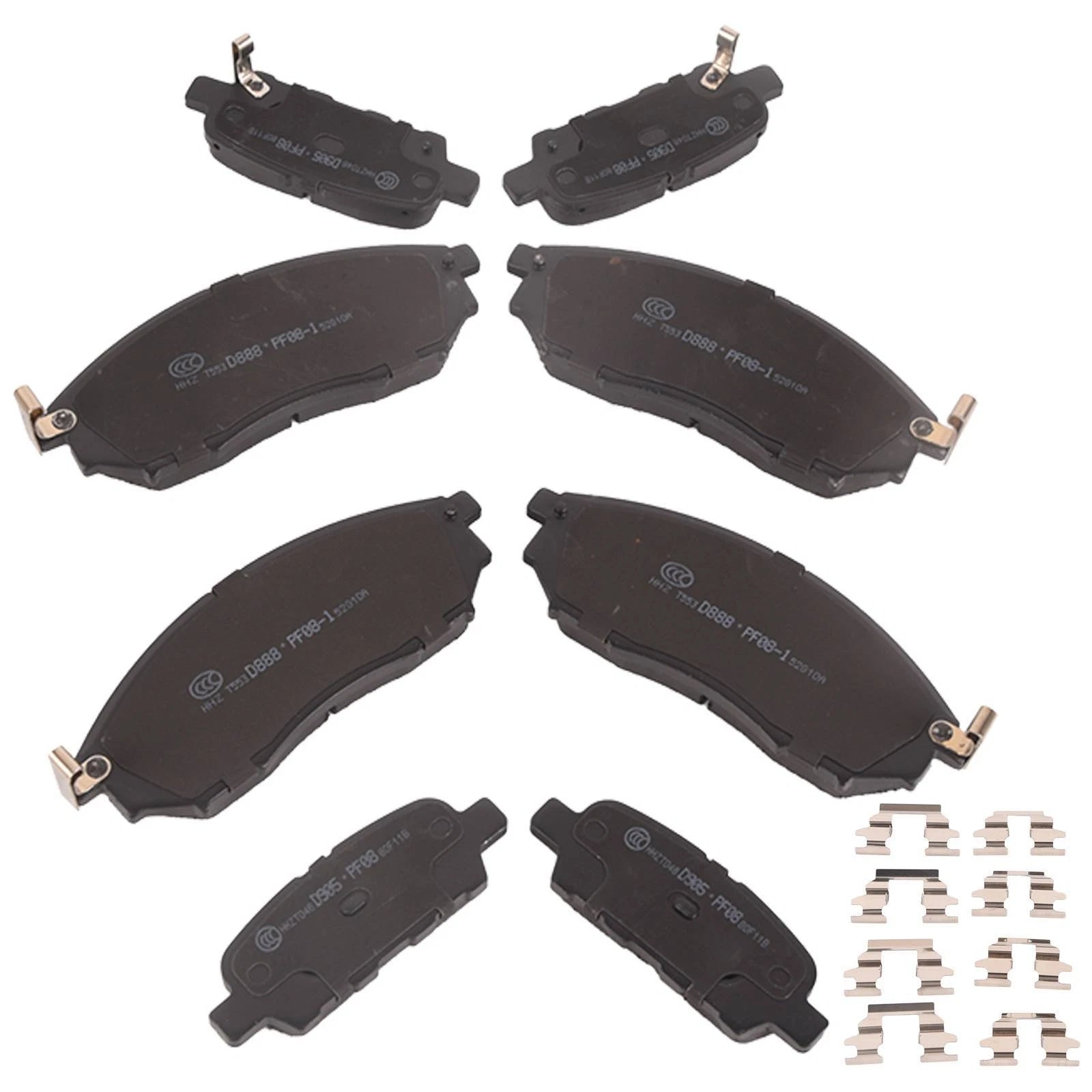 Ceramic Brake Pads for Infiniti G37 G35 EX35 FX35 M35 M37 M45 Q70 (2007–2013)