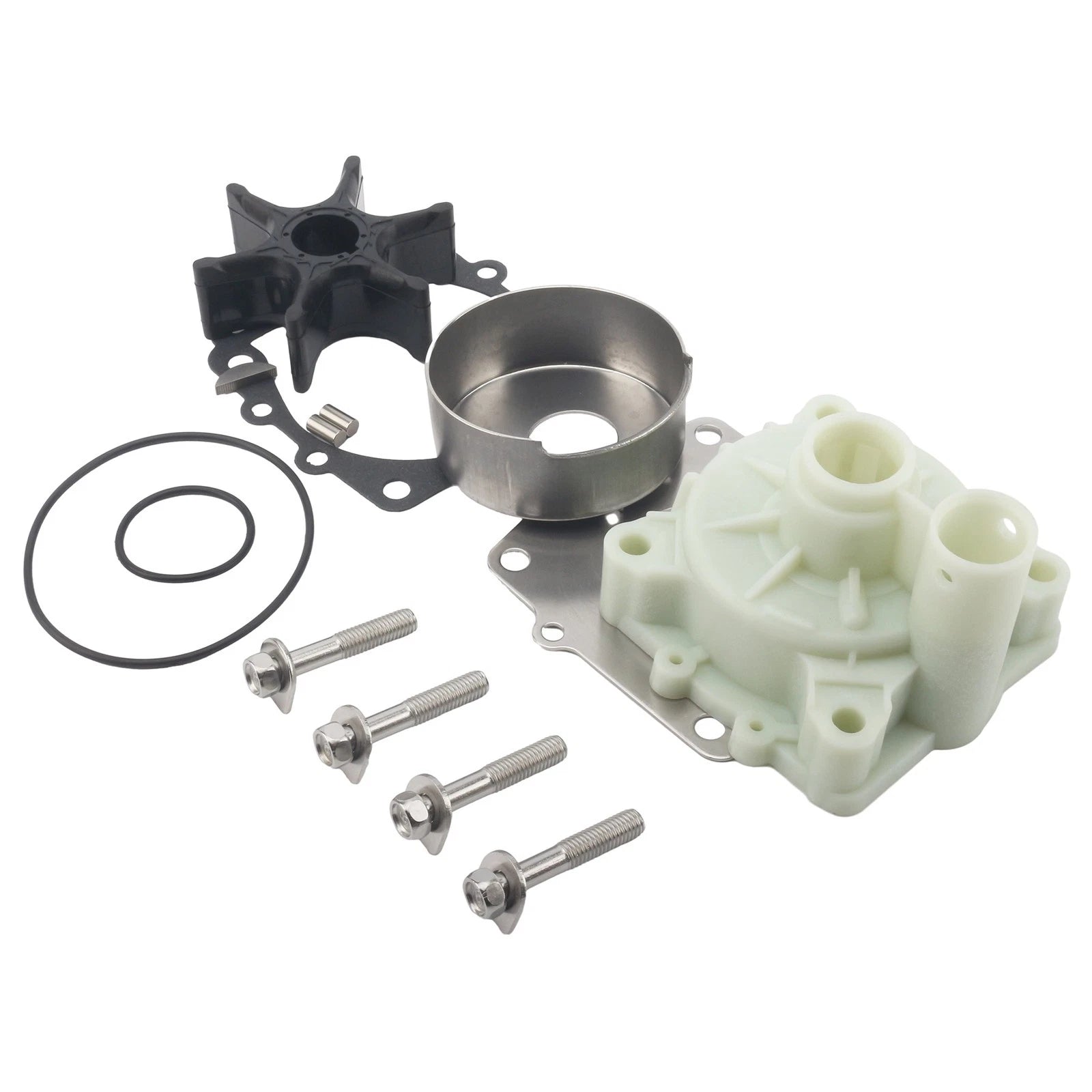 Water Pump Impeller Kit W/Housing for Yamaha 150-300 HP Outboard (2000-2023)