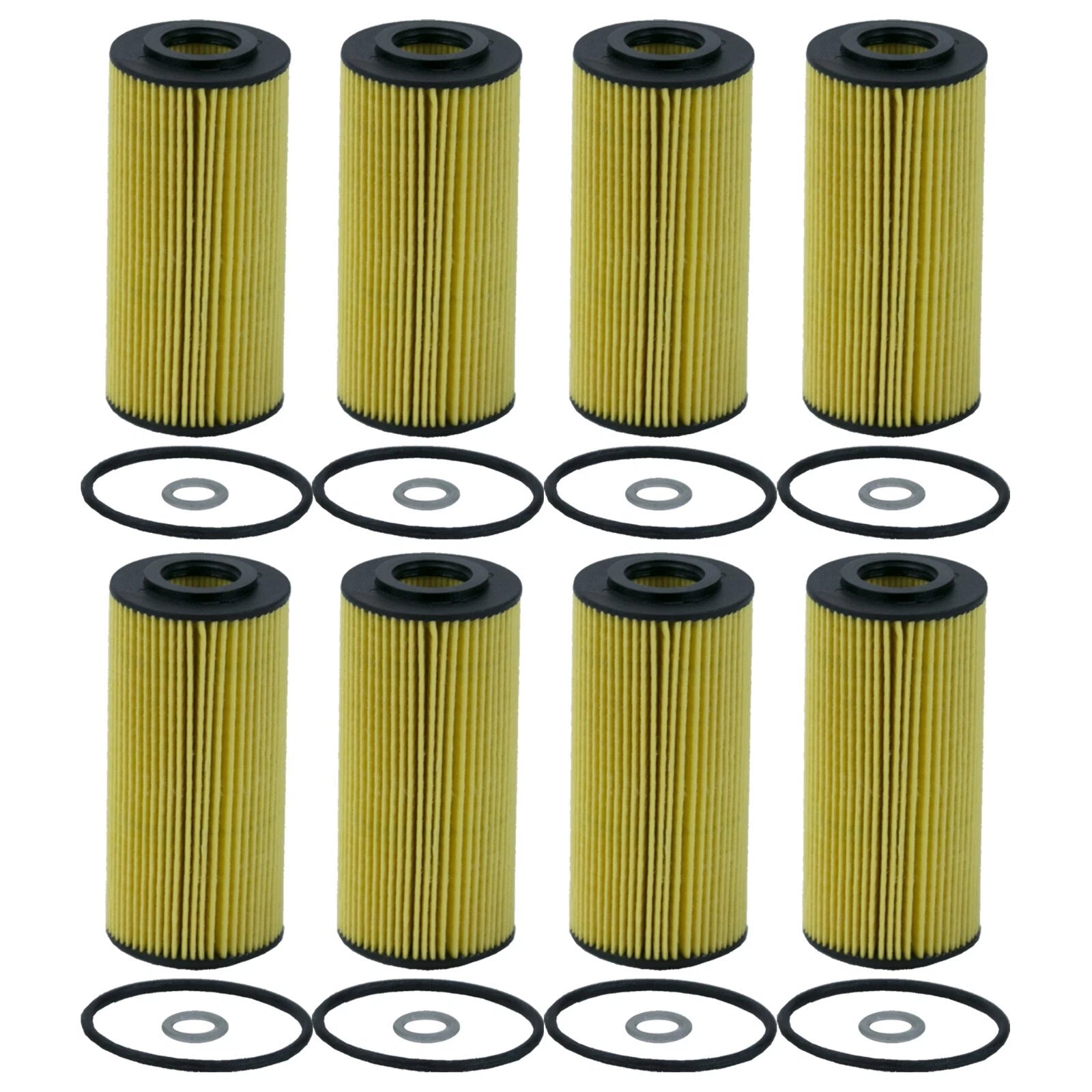 Set of 8 WIX Engine Oil Filters for Genesis G70 G80 G90 Kia Stinger K900
