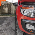 3" Matte Black Slim Fender Flares for Ford Ranger PX1 T6 (2012-2014)
