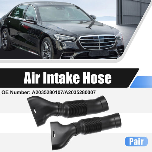 1 Pair Air Intake Hose Tube for Mercedes-Benz C240 C320 (2001–2005)