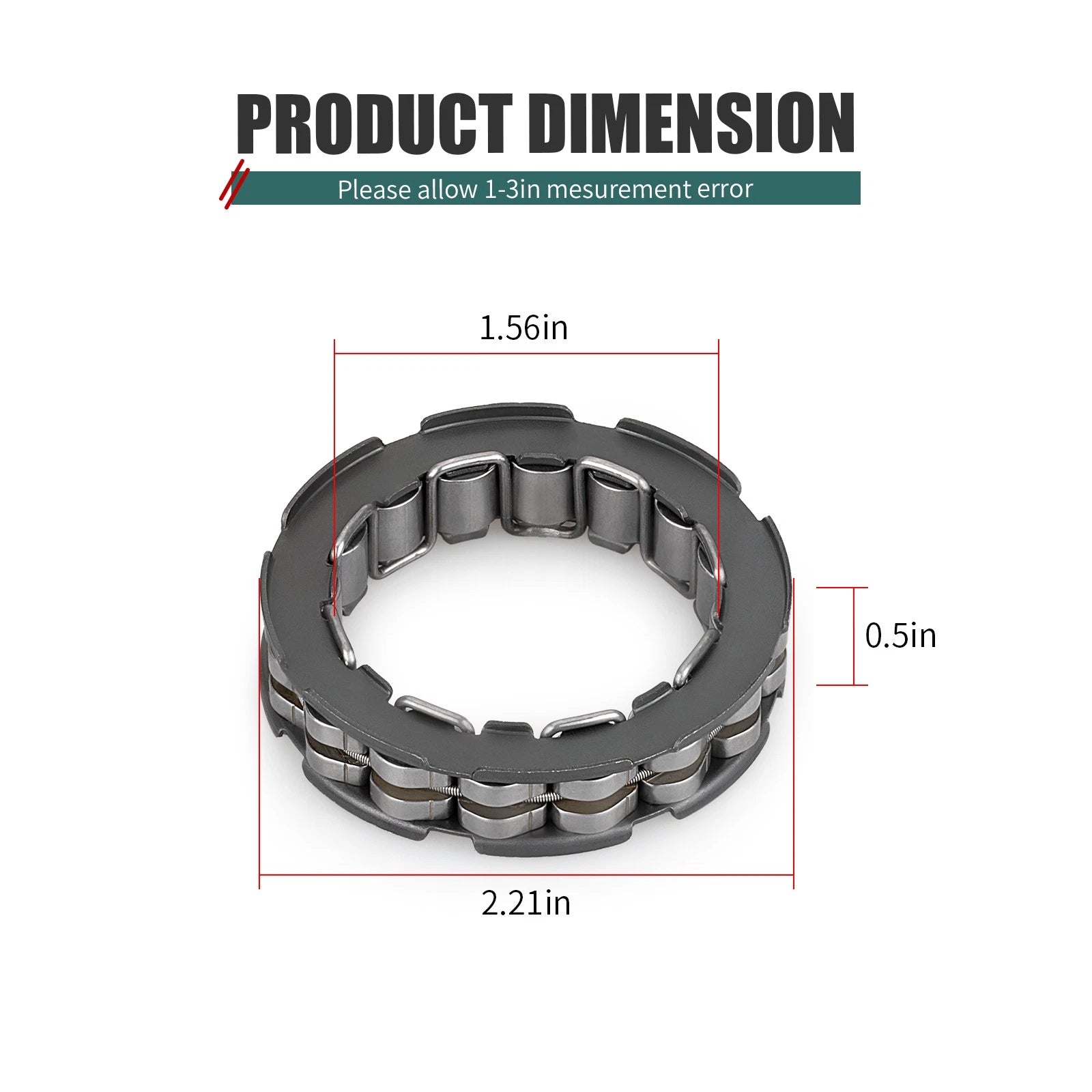 Clutch Hub One Way Bearing for Honda Foreman Rubicon 500 (2004–2008)