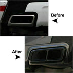 Silver Rear Exhaust Muffler Tail Pipe Cover Trim for Range Rover Sport (2018–2019)