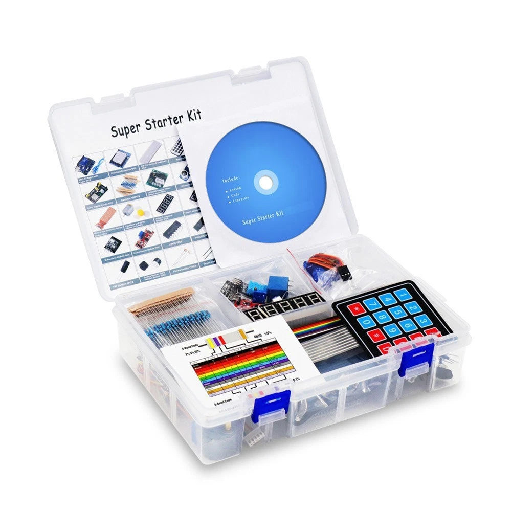 Starter Kit for Arduino R3 with Sensors, Motors, LCD1602 Module