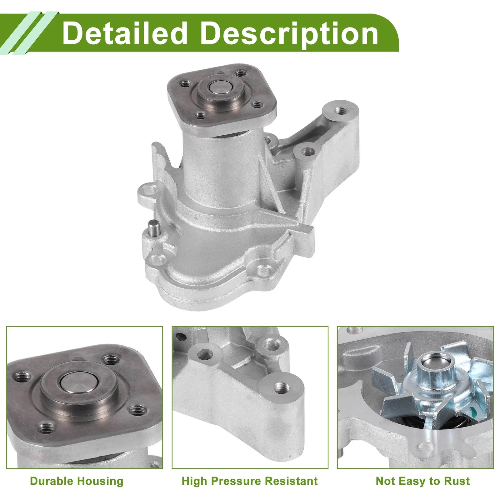 Engine Water Pump for Hyundai Getz (2002–2009) No. 2510002577 Cooling