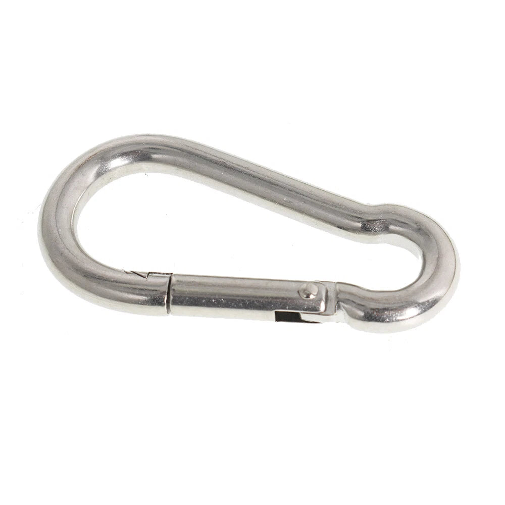 Set of 4 Spring Snap Hook Carabiner Clips for Automotive Use