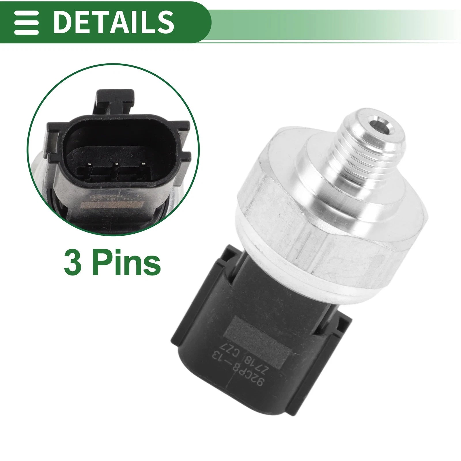 A/C Pressure Switch Sensor for Chevrolet City Express (2015–2018) 92CP813
