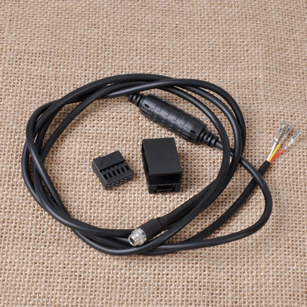 35mm AUX In Jack Male Female Adapter Cable for BMW 5 6 Series (2006-2010)