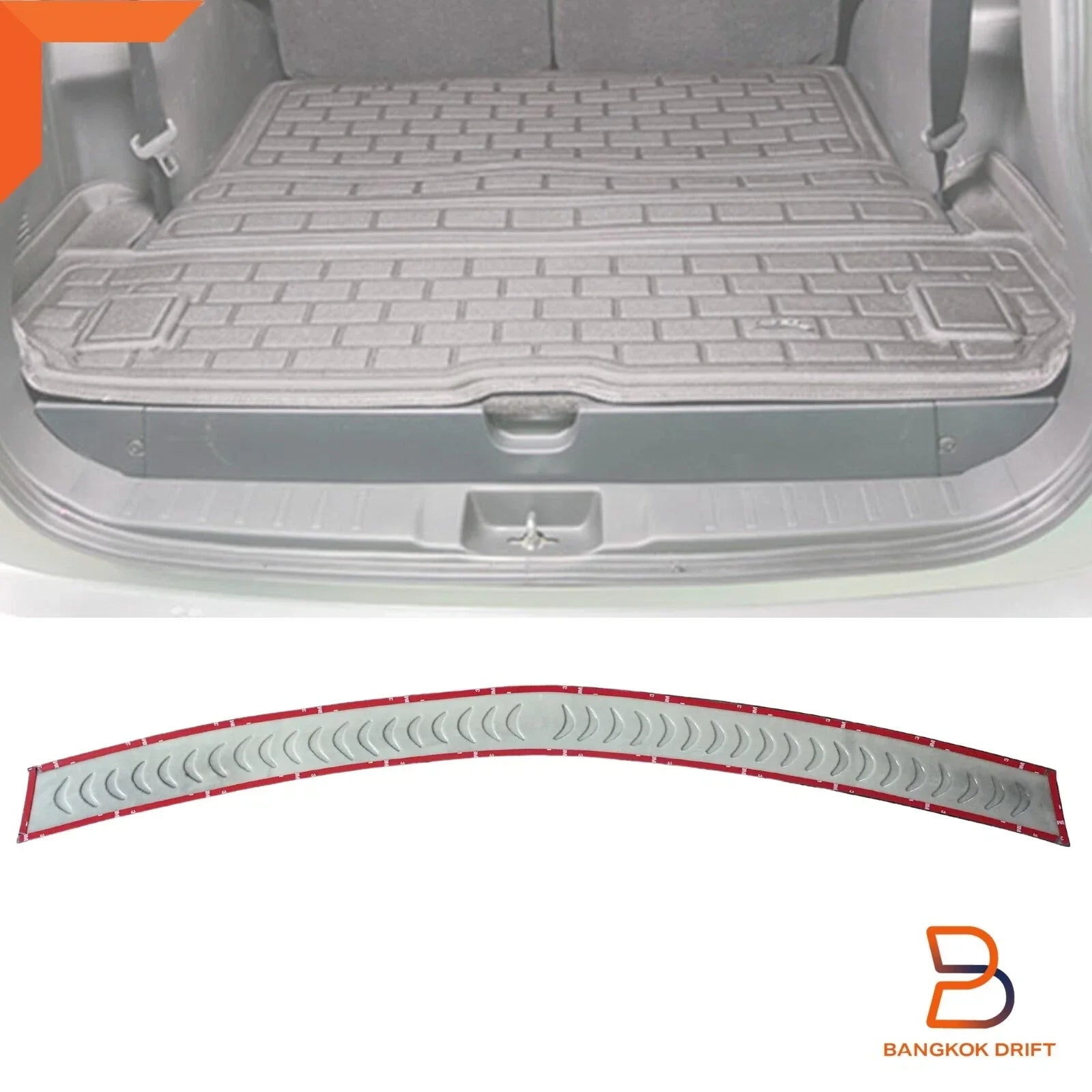 Carbon Fiber Rear Bumper Step Cover Trim for Holden Colorado 7 (2012-2020)