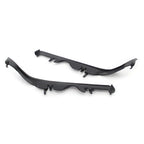 Pair ABS Black Front Upper Headlight Gaskets for BMW 5 Series E39 (1997-2003)