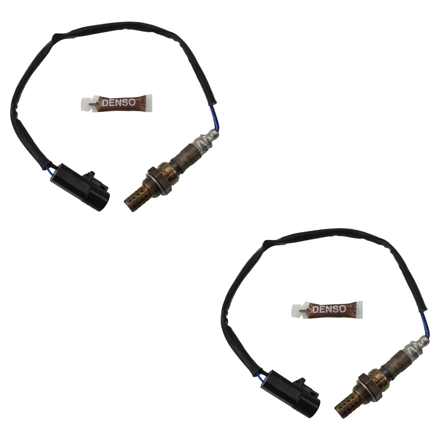2X Denso Upstream Oxygen Sensors for Ford E-250 E-350 (1992–2014)