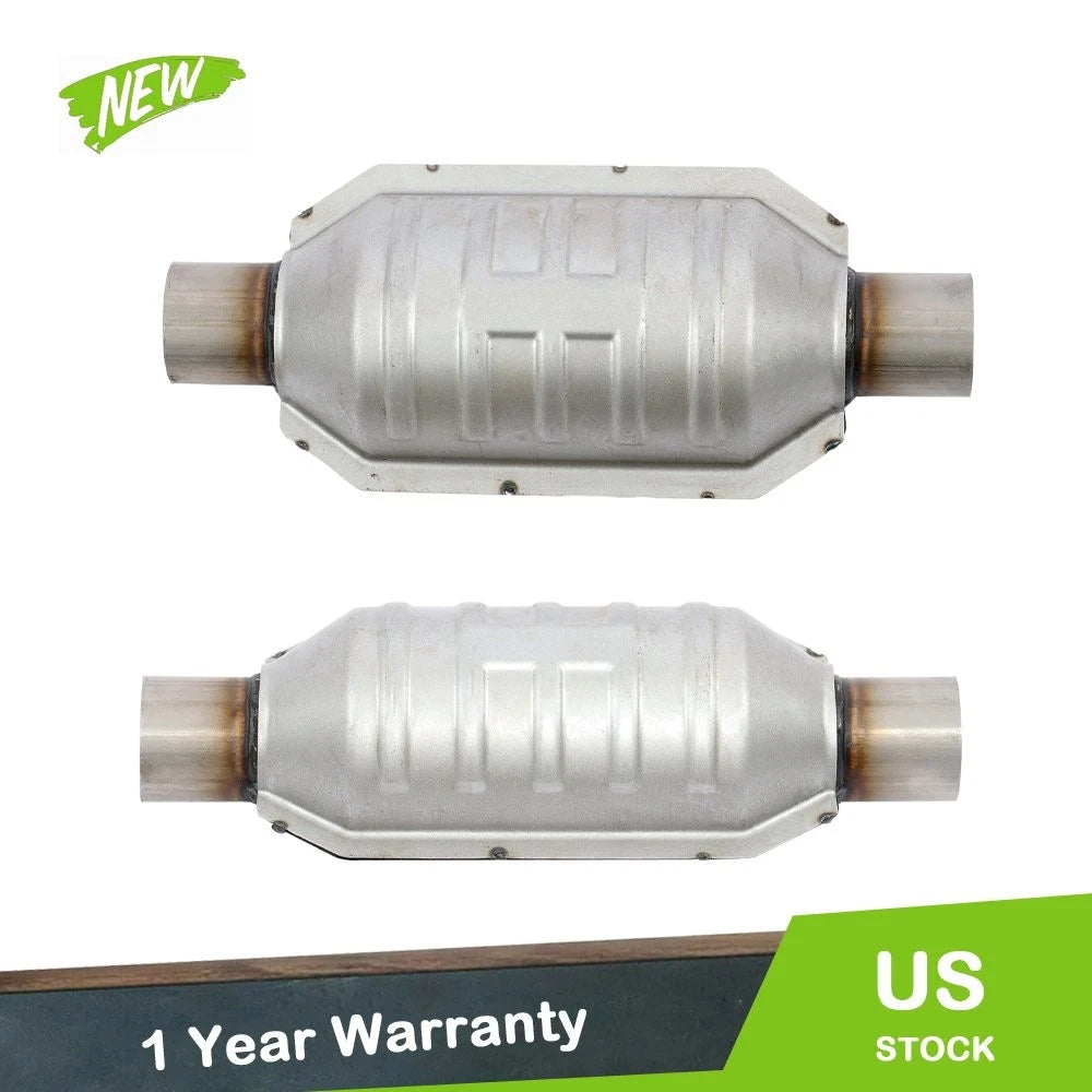 2X Catalytic Converter for Ford Mustang GT (EPA, 2" Inlet/Outlet)