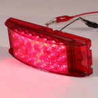2X Red 6 Inch LED Side Marker Turn Signal Light for Trailer Truck