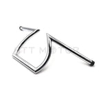 Chrome 1" Drag Z Bar Handlebar for Harley Sportster XL883 XL1200 Softail Dyna (2004–2023)