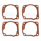 4X Float Chamber Carb Bowl with Gasket 343870 for OMC Johnson/Evinrude (N/A)
