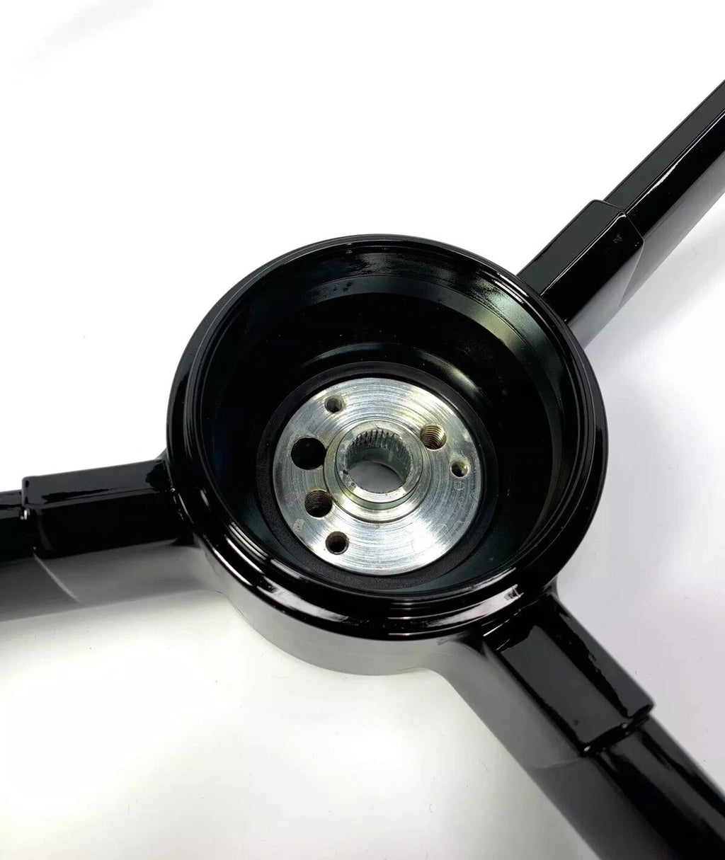 Replacement Steering Wheel Cover Black 3 Spoke for 1967–1968 Chevrolet Pickup