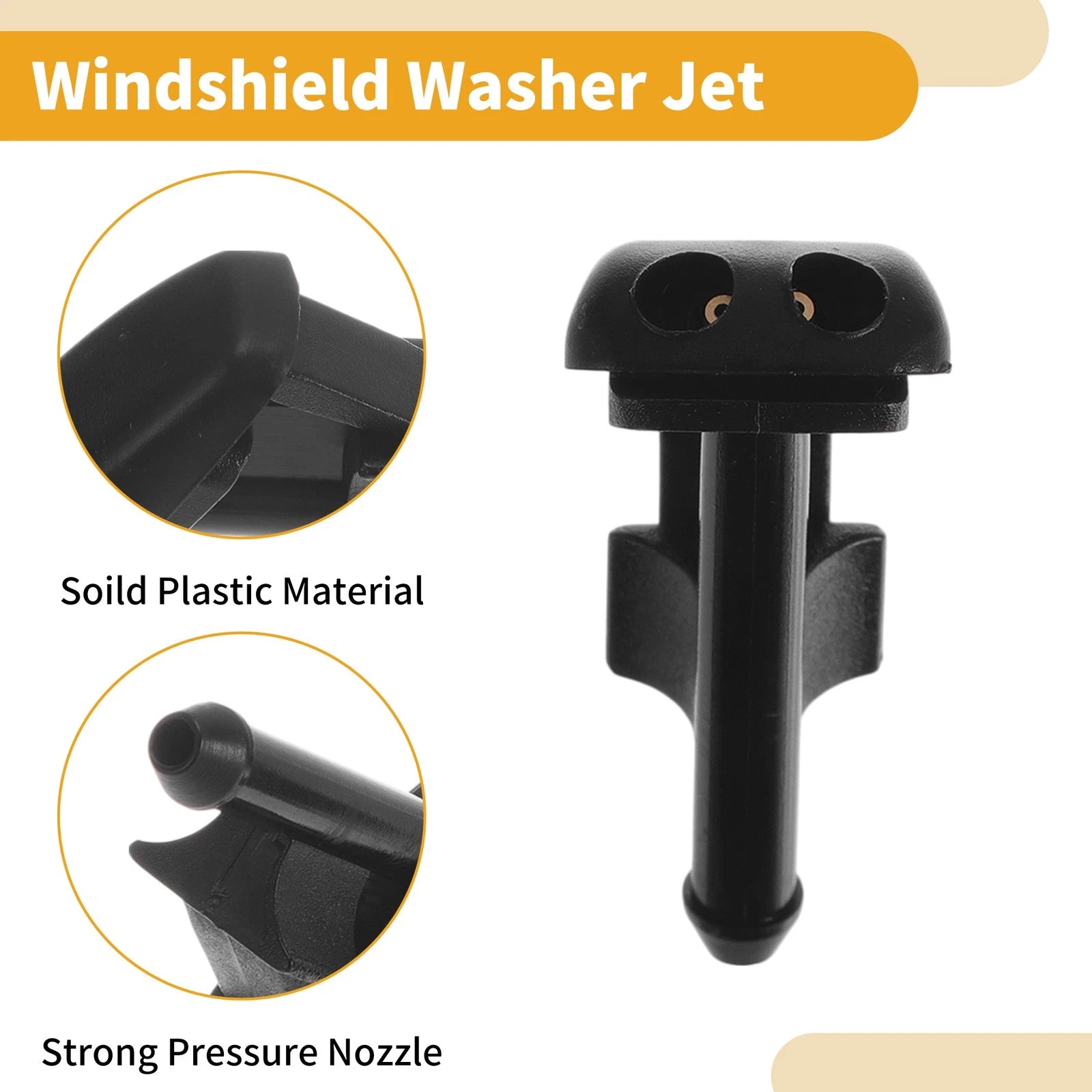 2 Pcs Front Windshield Washer Nozzle for BMW 3 Series (E36) (1990–2000) No. 61601384859