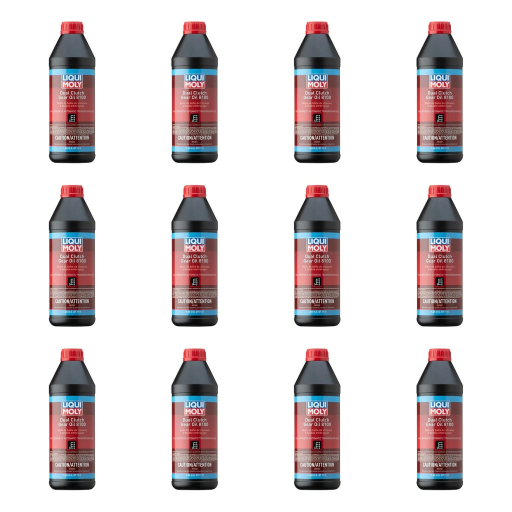 Set of 12 Liqui Moly 8100 Dual Clutch Automatic Transmission Fluid (1L each)