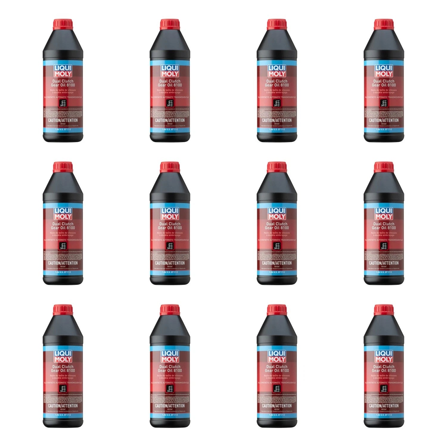 Set of 12 Liqui Moly 8100 Dual Clutch Automatic Transmission Fluid (1L each)