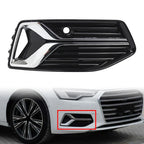 Right Front Fog Light Grille Cover for Audi A6 S6 C8 (2019-2023)