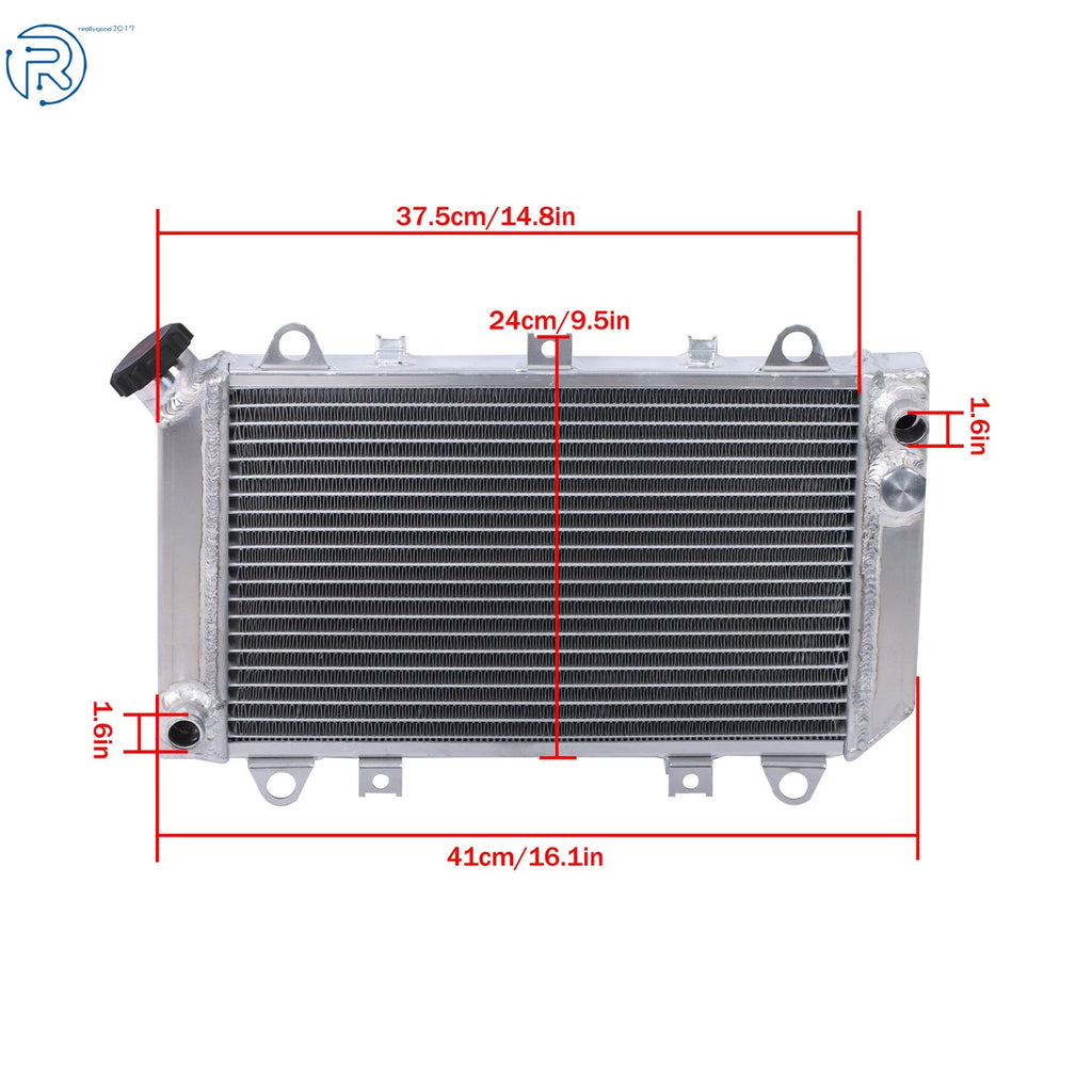 Aluminum Radiator for Kawasaki Mule 2500 2510 2520 (1993-2000)