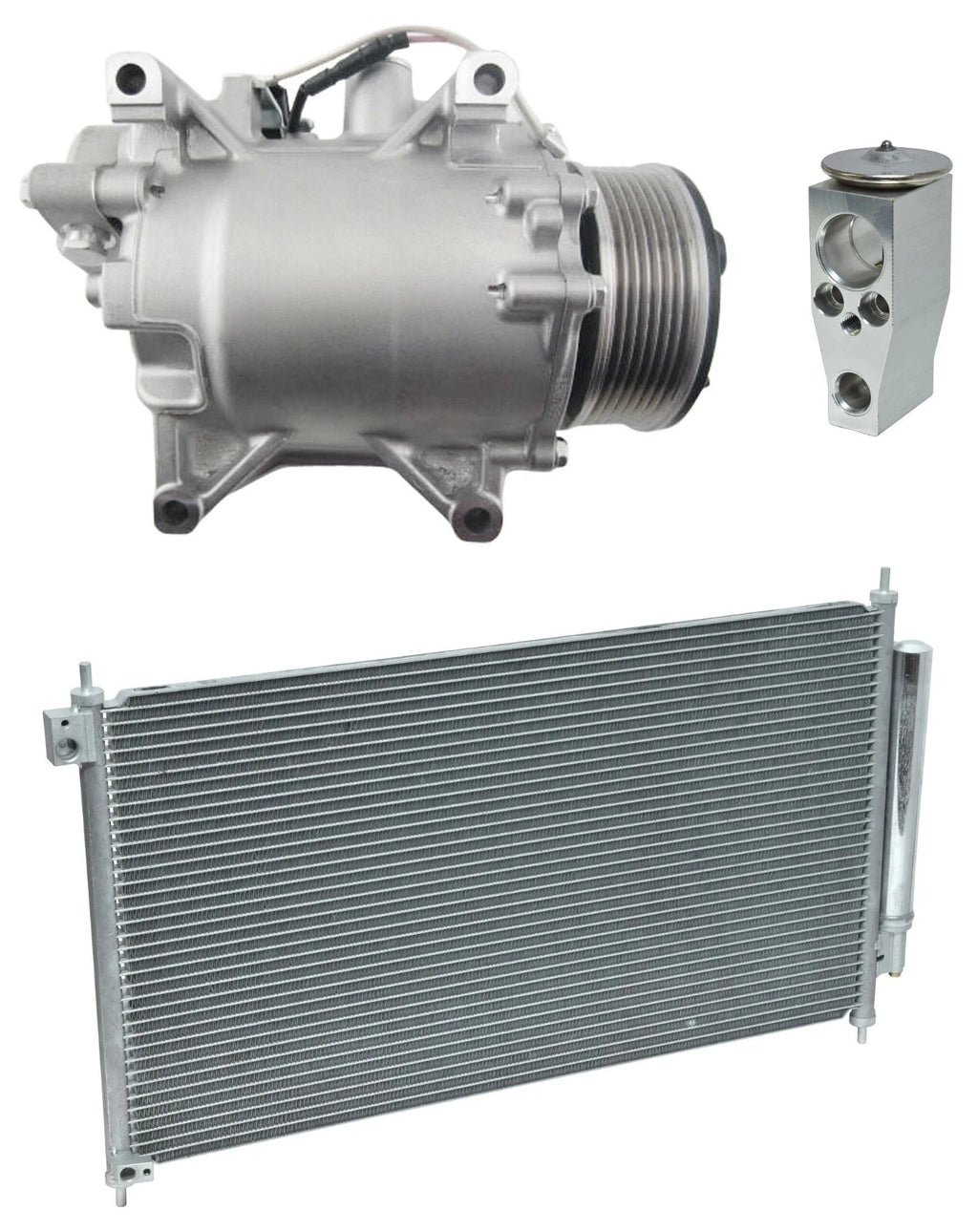 A/C Compressor Kit with Condenser for Acura ILX 2.4L (2018–2022)