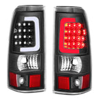 LED C-Tube Bar Tail Brake Light Lamps for Silverado Sierra 1500 (2003–2007)