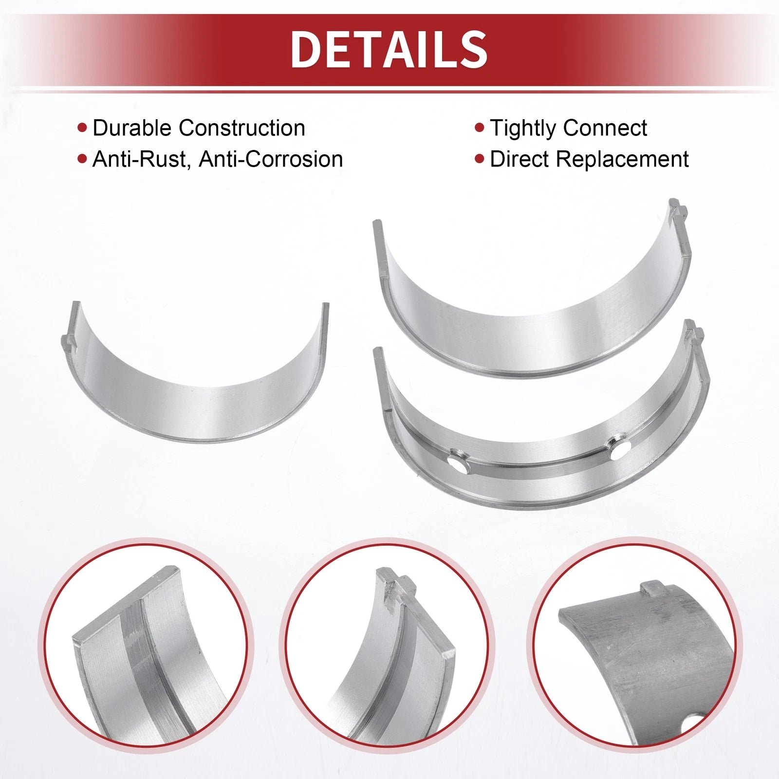 Main Bearing and Connecting Rod Bearing Kit No. 210202E100 for Hyundai Tucson (2016–2023)