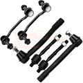 Set of 6 Front Steering Sway Bar Tie Rods for Hyundai Sonata (2009–2010)