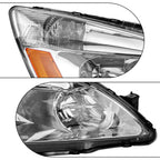 Headlights for Honda Accord (2003–2007) Pair Chrome Housing