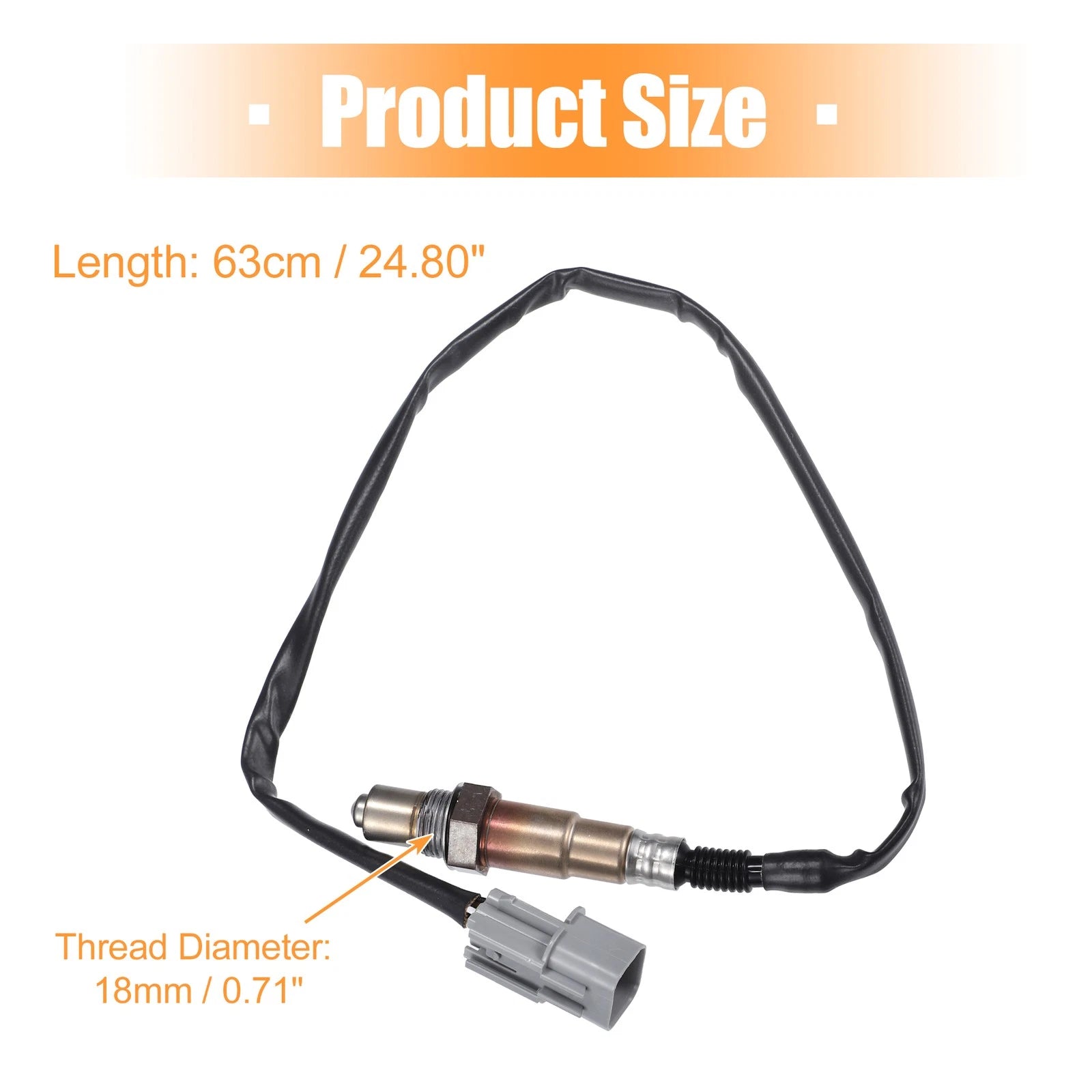 Rear Downstream Oxygen Sensor for Hyundai Veloster 1.6L L4 (2012–2017)