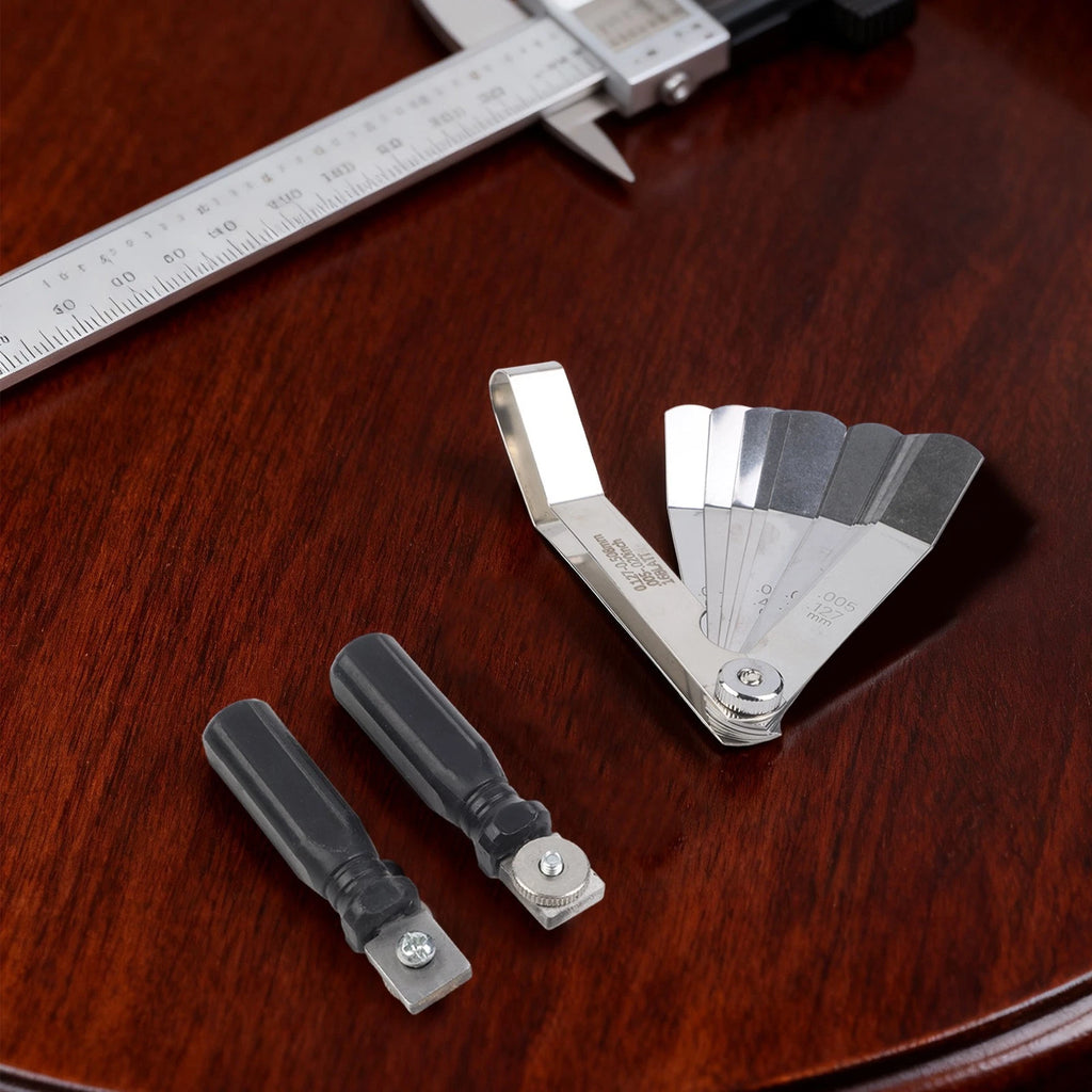 16 Piece Feeler Gauge Set for Precise Vehicle Clearance (Metric & Imperial)