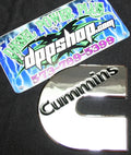Cummins Chrome Turbo Diesel Emblem Decal for Cummins