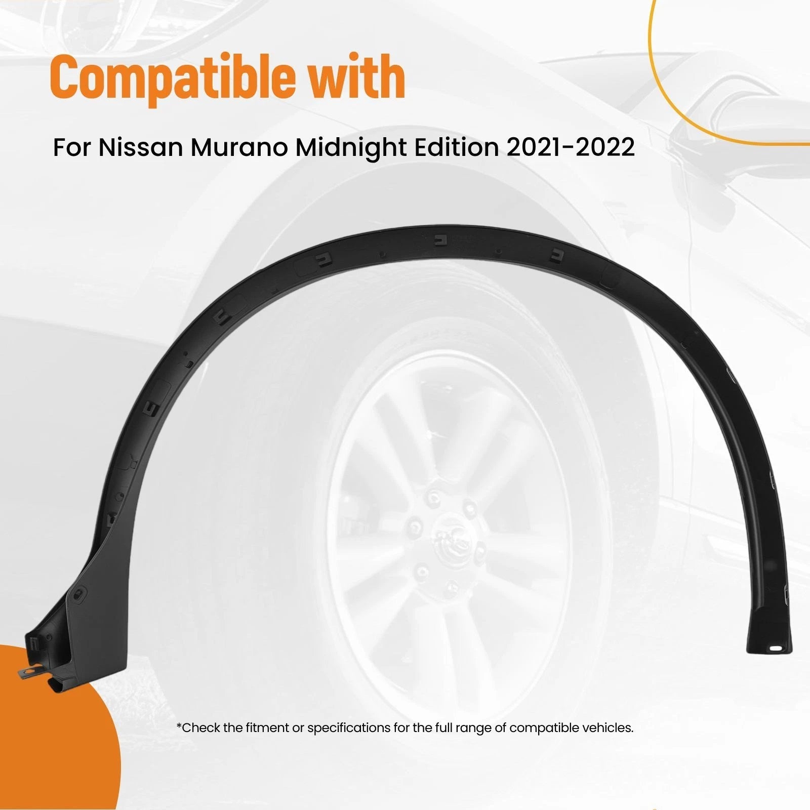 Fender Molding Rear Passenger for Nissan Murano (2015–2024)