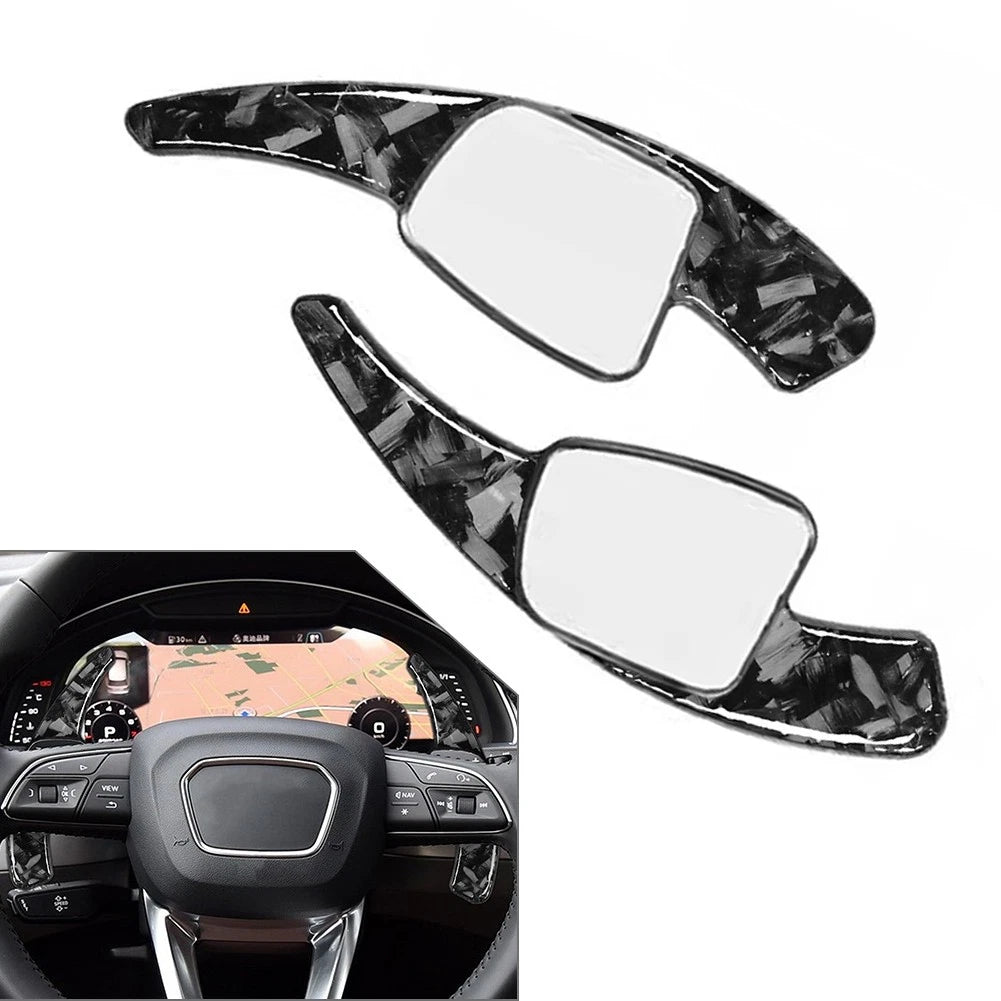Steering Wheel Shift Paddle Extensions for Audi A3 A4 A5 Q3 Q5 Q7 Q8 SQ5 (2013–2023)